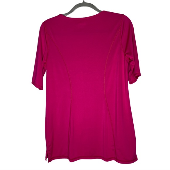 Land’s End Sport Women's T-shirt Pink Size Medium - Picture 6 of 7
